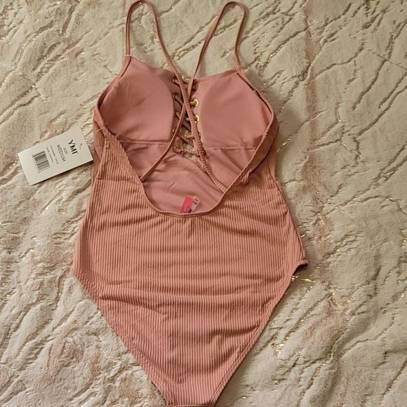 Dusty Rose YMI Swimsuit - Picture 4 of 5